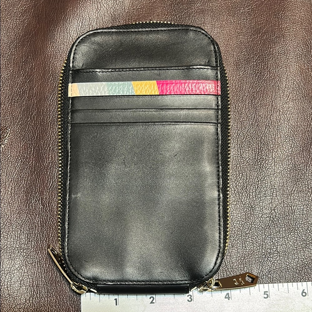 Paul Smith Black and Red Holster Bag with Zipper Closure